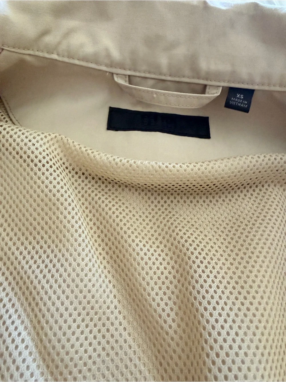 Men's Lightweight Uniqlo Coach Jacket - Beige - Picture 7 of 10